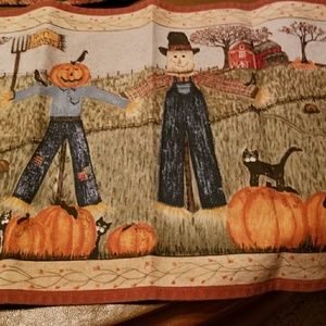 Fall Apron and matching placemats(new, never used)